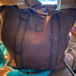 STS leather concealed weapon tote
